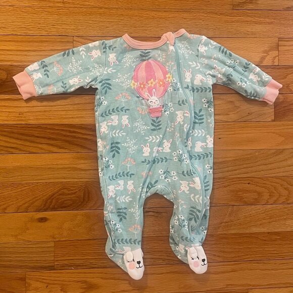 Girls 6 Month Footie Pajamas 7-Piece Lot - Picture 6 of 15